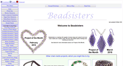 Desktop Screenshot of beadsisters.co.uk